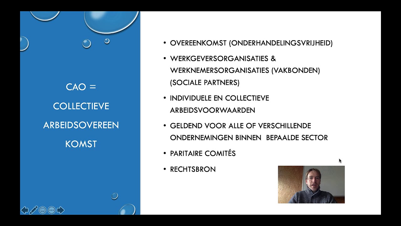 Collectieve arbeidsovereenkomst (CAO) (extra uitleg)