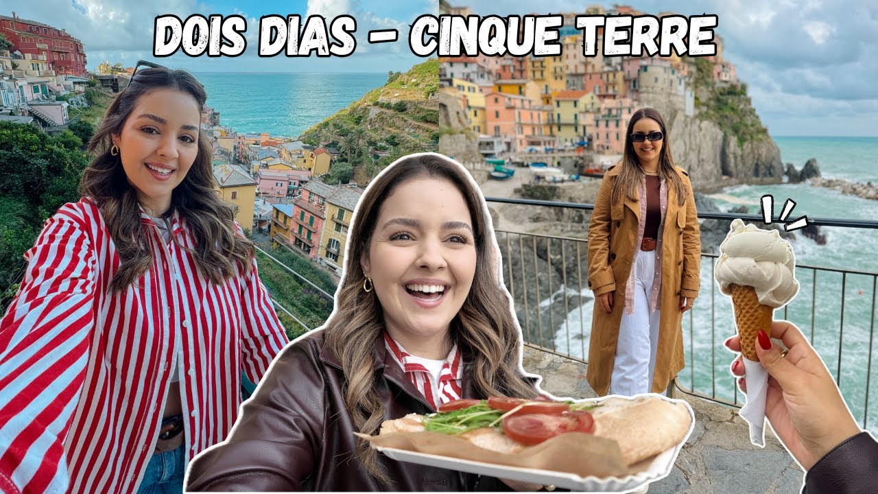 VLOG CINQUE TERRE (2025) RIOMAGGIORE, MANAROLA, CORNIGLIA, VERNAZZA E MONTEROSSO | Carolina Ferreira
