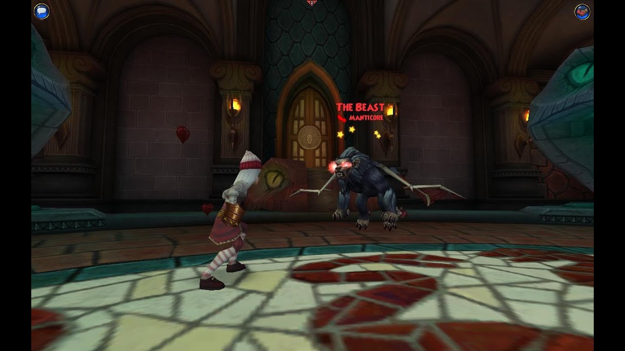 The Beast Manticore Pirate101 Tartarus Boss on Buccaneer 20000 HP