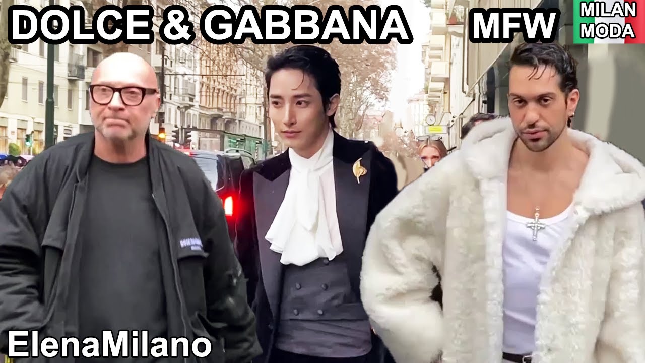 Dolce & Gabbana VIP guests, outfits, street style Milan fashion week 2024🇮🇹 #italy #milan #mfw