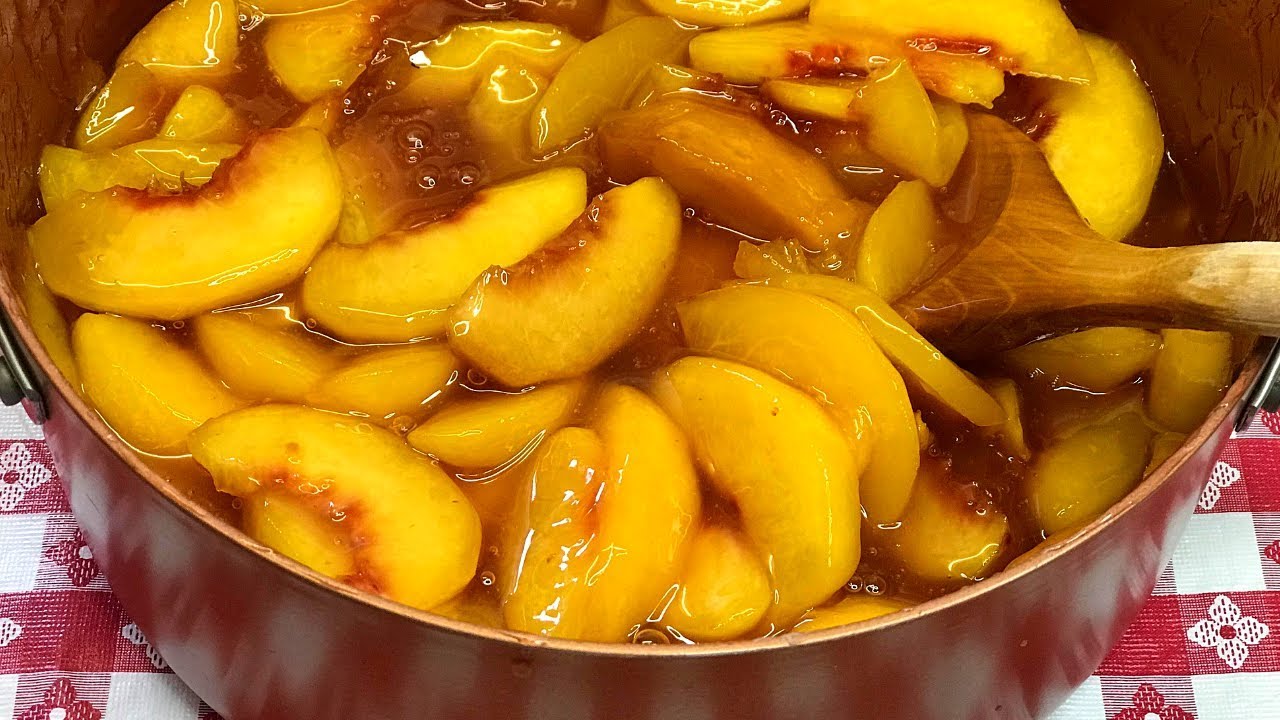 SWEET PEACH TOPPING!!  GREAT FOR SUMMER DESSERTS!!