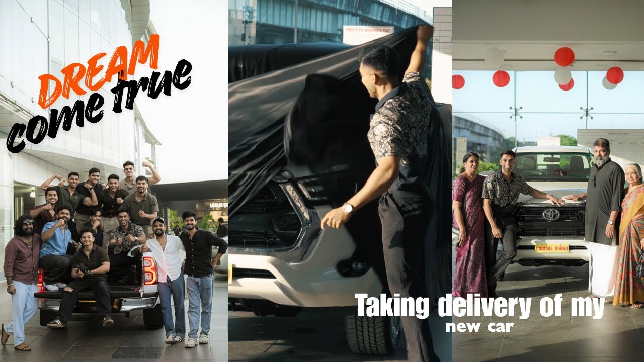 My new car delivery l Dream come true | Malayalam Vlog | Family & Friends 