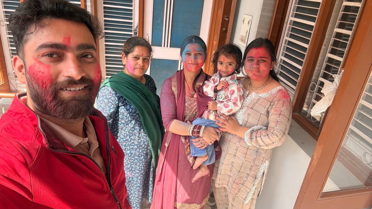 Lets play holi ! Shona k sath holi kheli  #holi  #dailyvlog  #trending  #viralvideo  #viralshort  