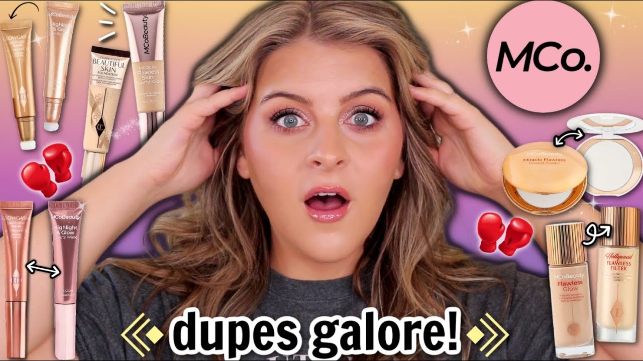 testing MIND-BLOWING *DUPES for High-End Makeup* from KROGER?!? // Charlotte Tilbury is QUAKING....