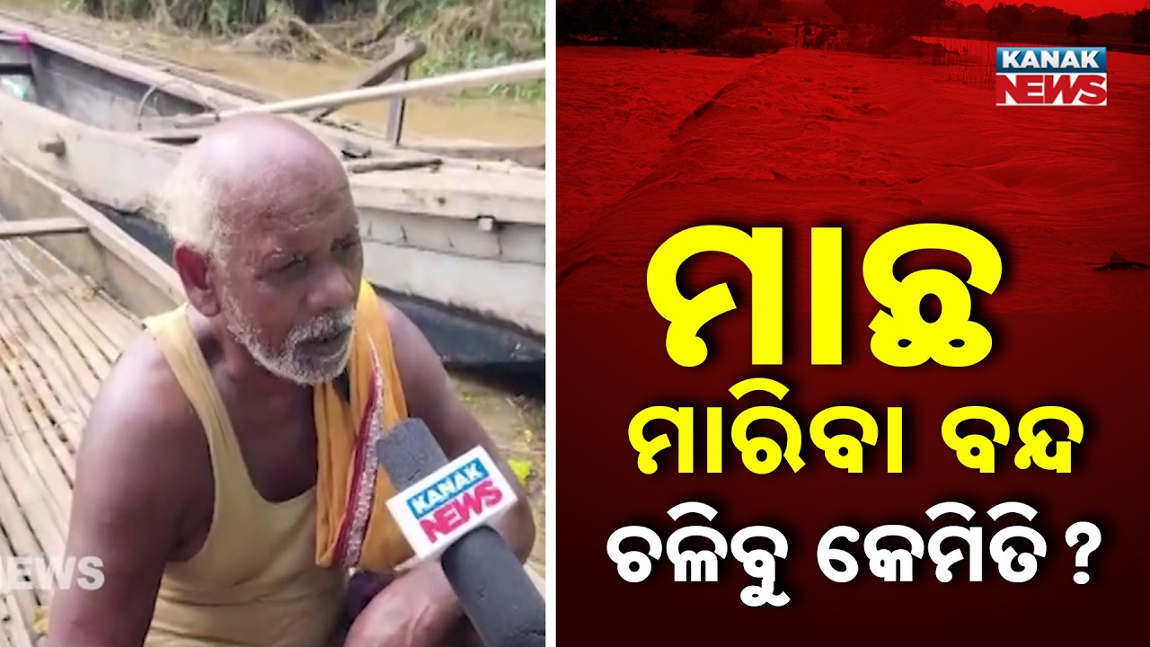 Mahanadi Flood Update | Satkosia Fishermen Left Jobless as Fishing Comes to a Halt