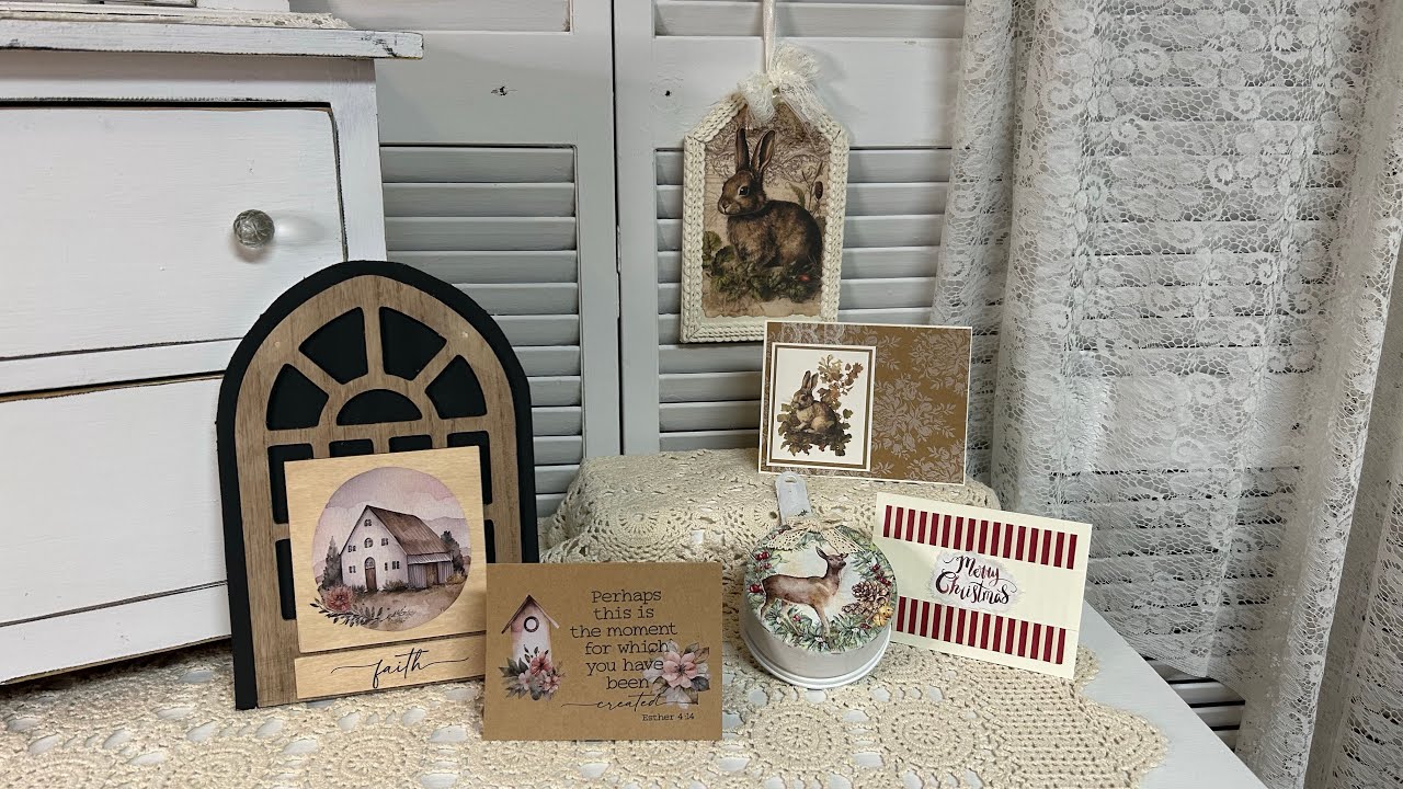 How to make simple and quick Shabby Chic items with a twist.