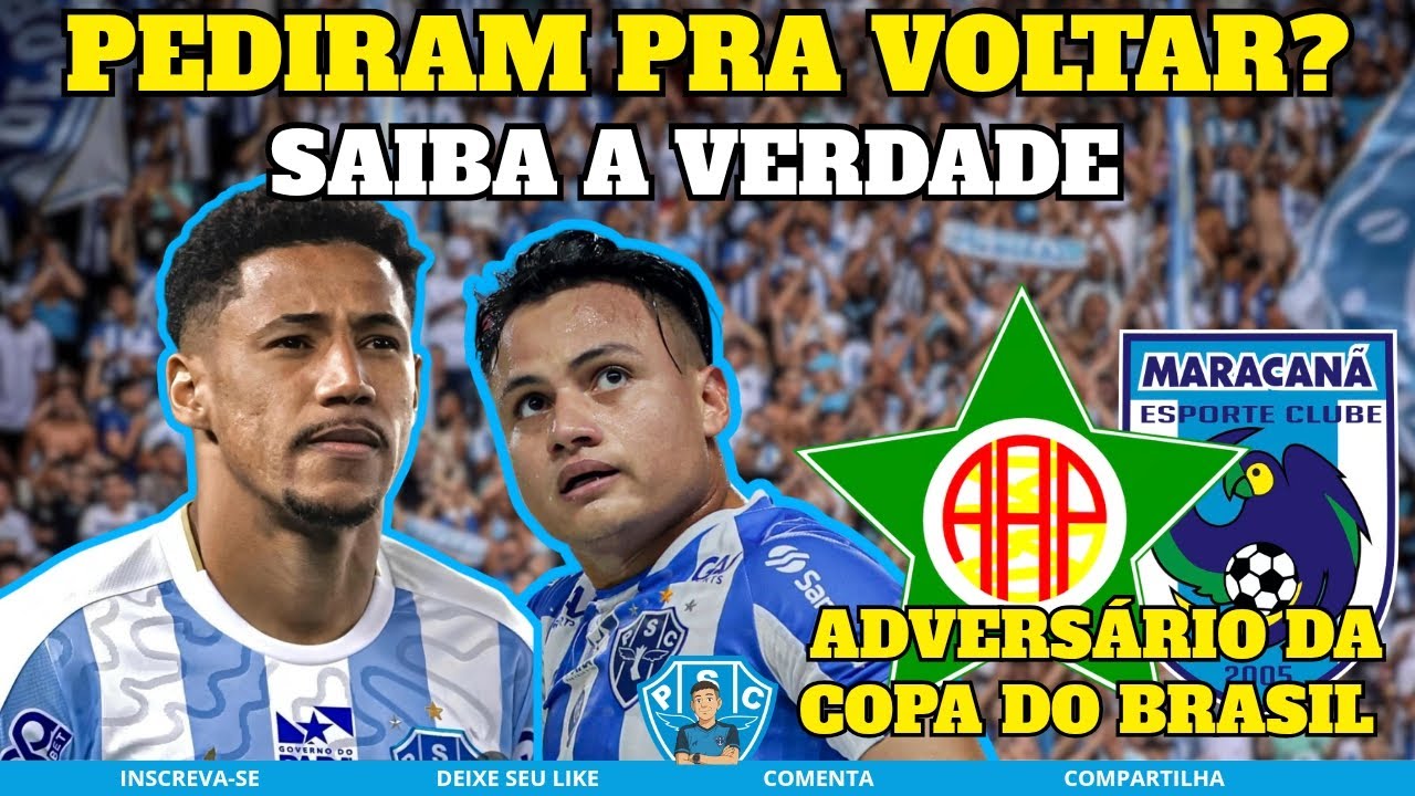 EX JOGADORES QUERENDO VOLTAR?