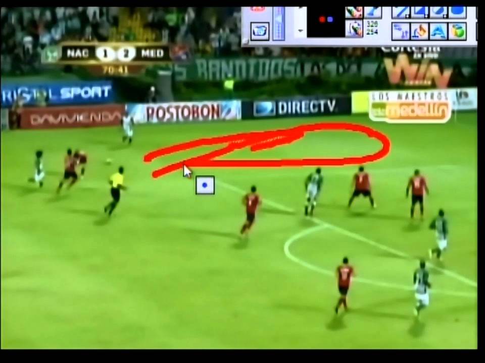 Interactive touch screen application in Live TV sport program and company credits