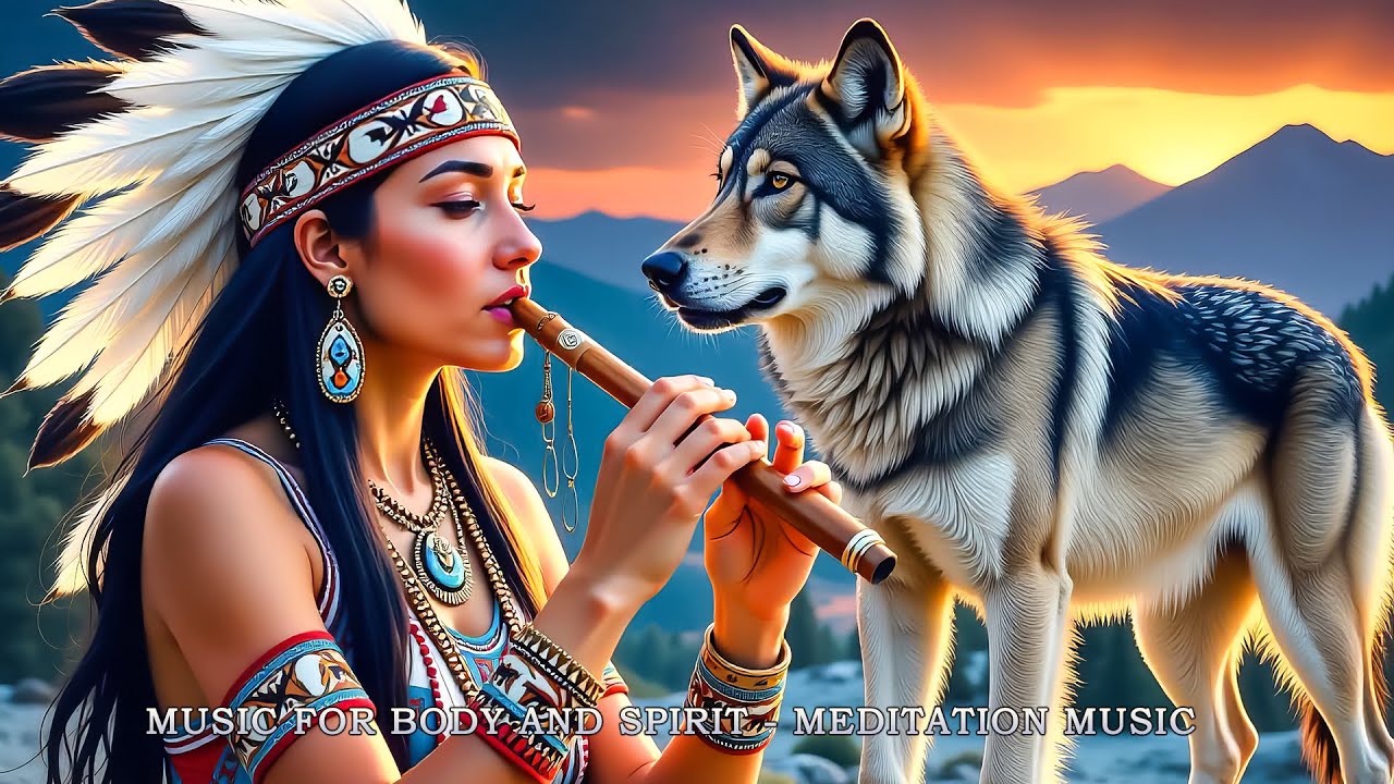 Peaceful Native American Flute Music 🦅 Heal the Heart and Calm the Mind