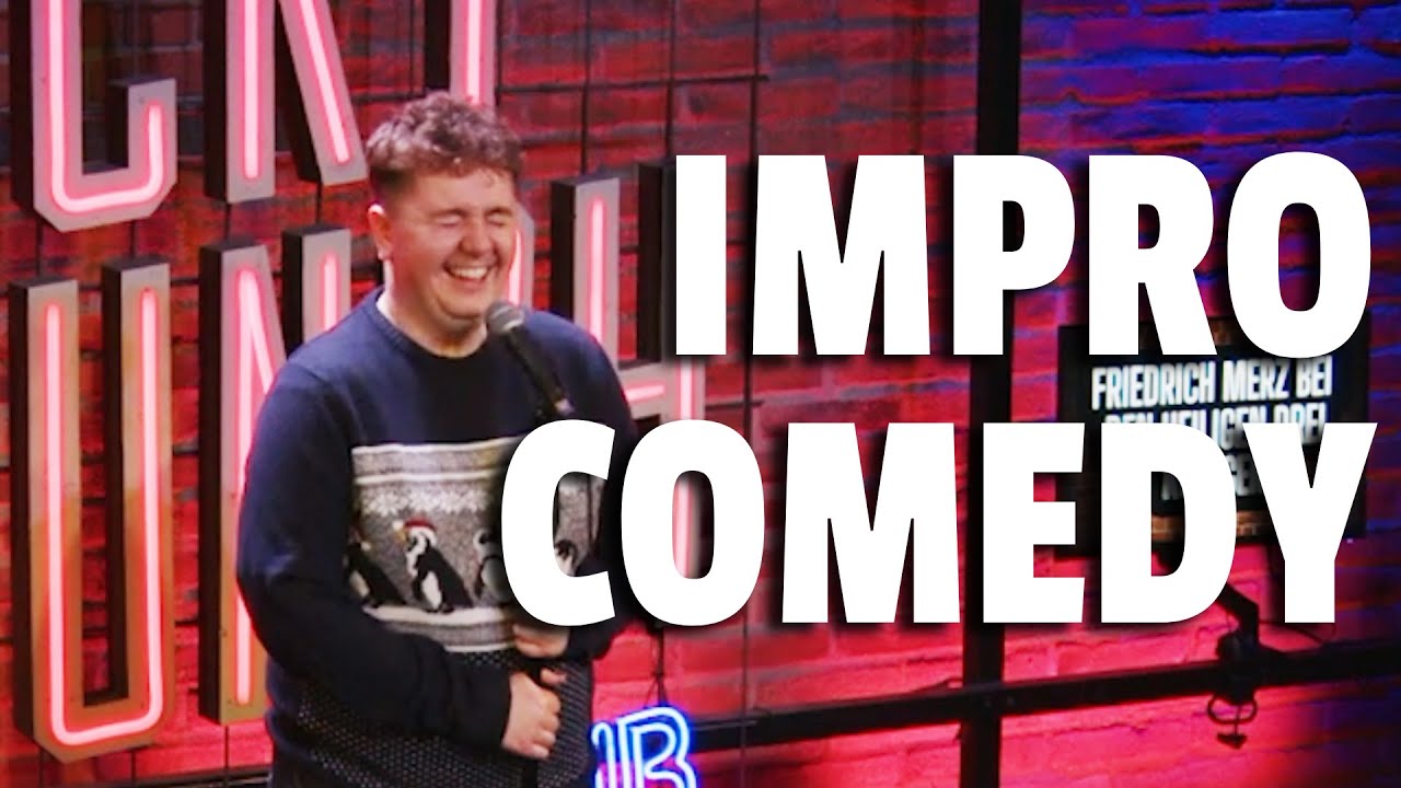 Impro Comedy im Weihnachtspulli