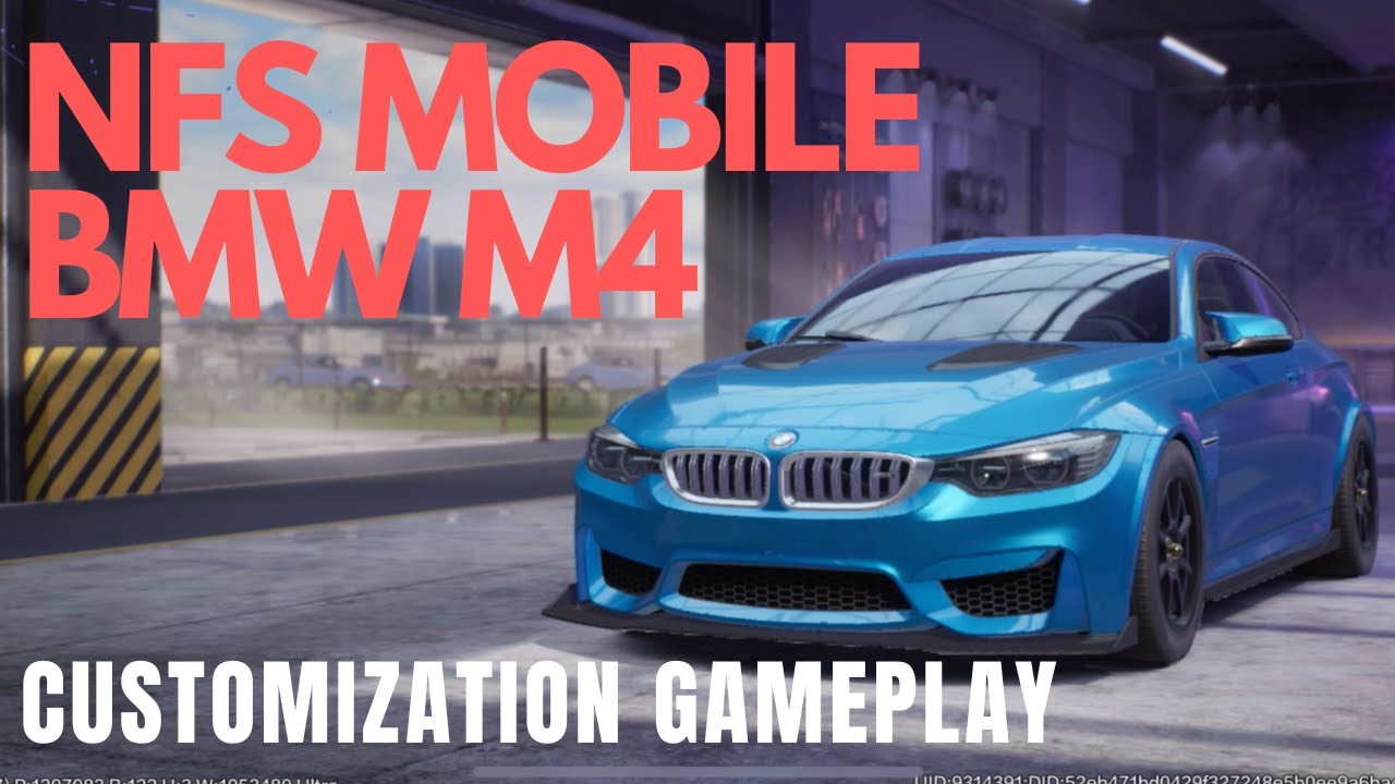 NFS MOBILE | BMW M4 Customization GAMEPLAY