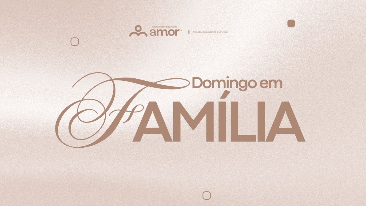 Domingo em Família • Pr. Harry Tenório IBG • CBA