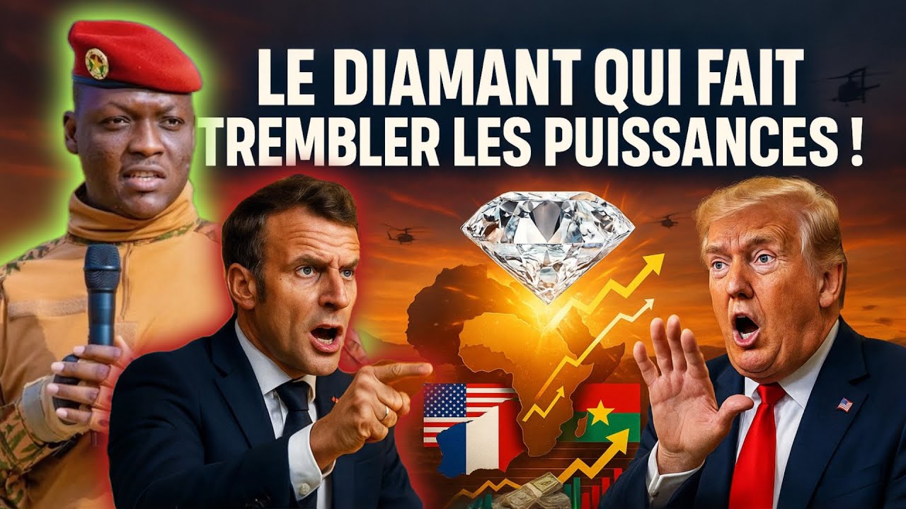 Ibrahim Traoré : le diamant à 4,7 carats/tonne qui choque Washington et Paris !