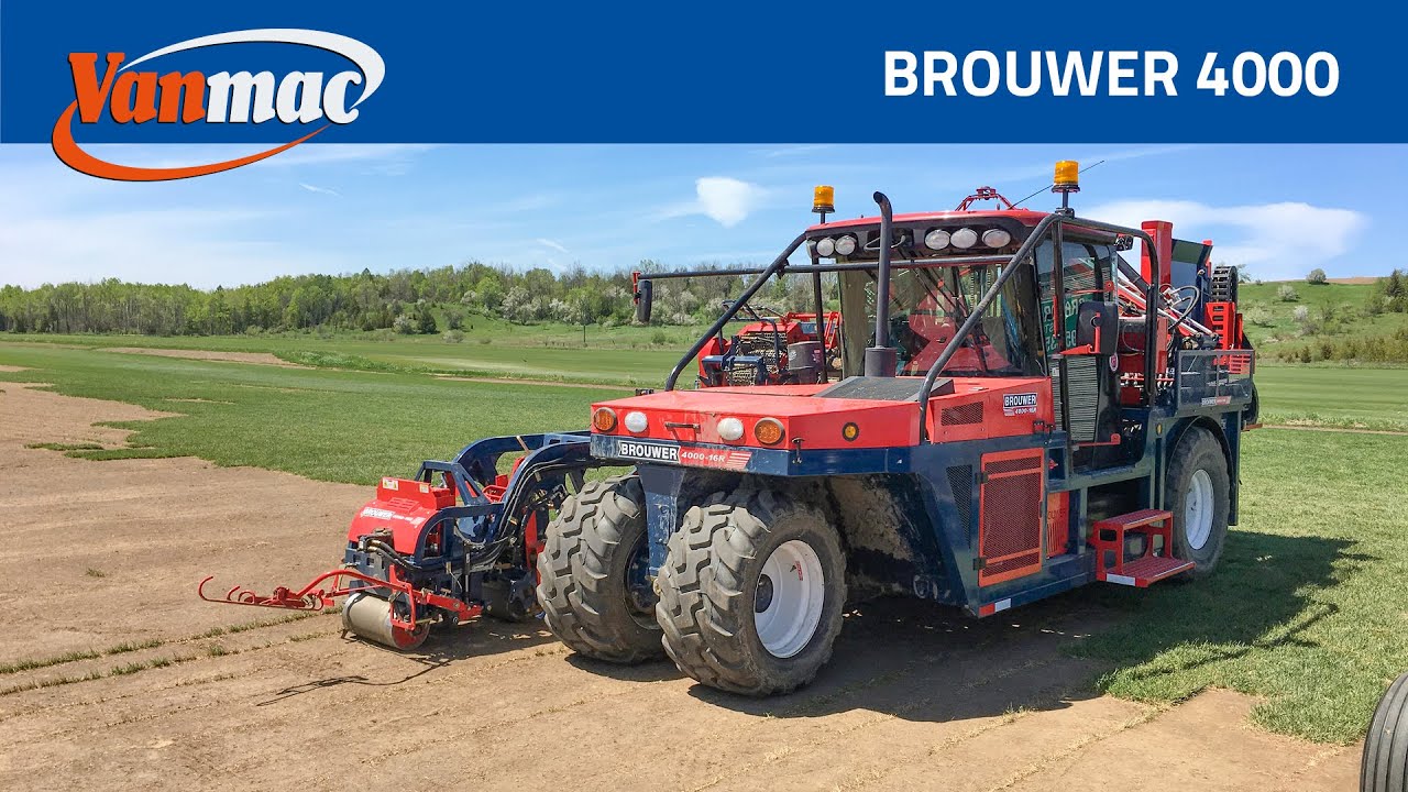 Brouwer 4000 Auto Stacker sod harvester