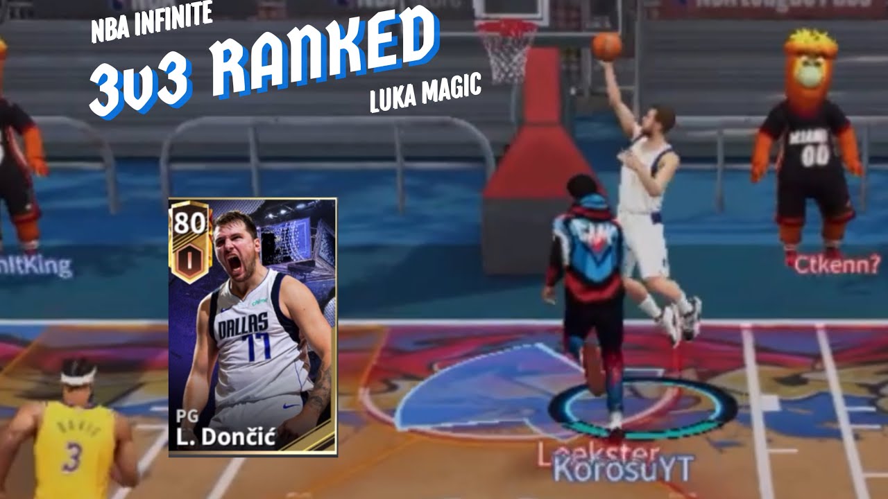80 OVR LUKA DONCIC PACK OPENING AND SHOWCASE IN HOF 3v3 RANKED | NBA INFINITE GAMEPLAY