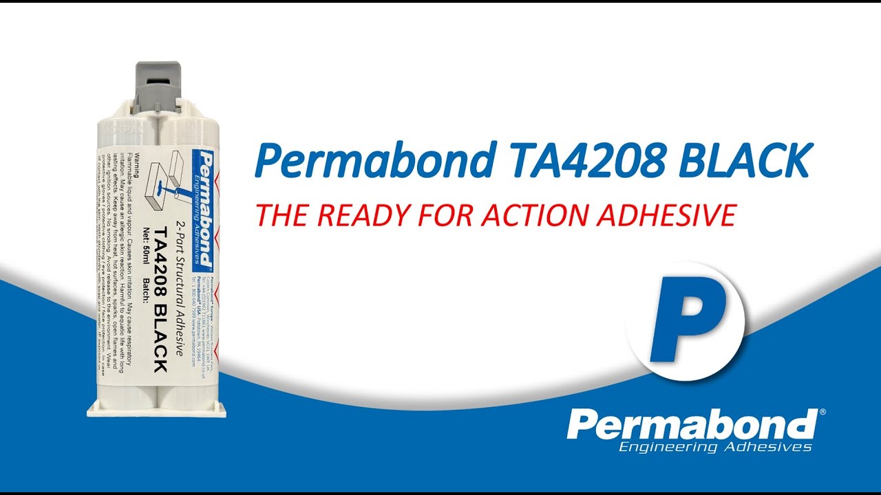 Permabond TA4208 BLACK - Ready for Action Adhesive