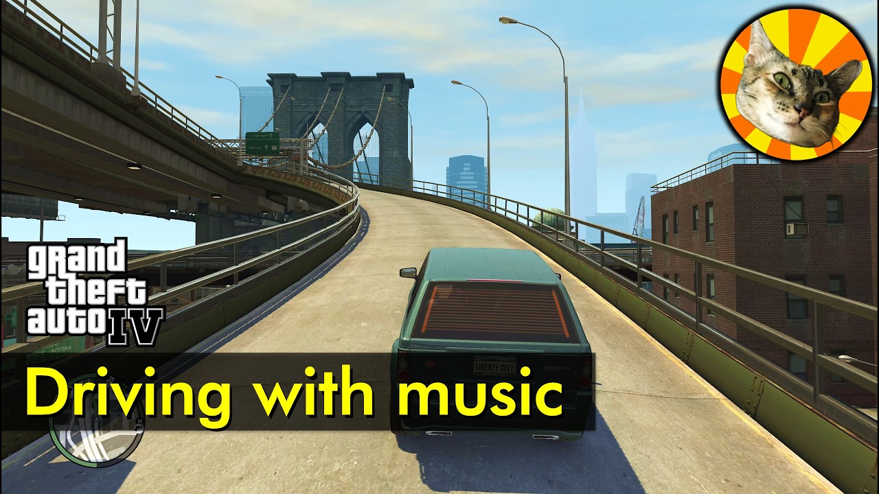 Russians driving around with Russian pop music playing | GTA IV