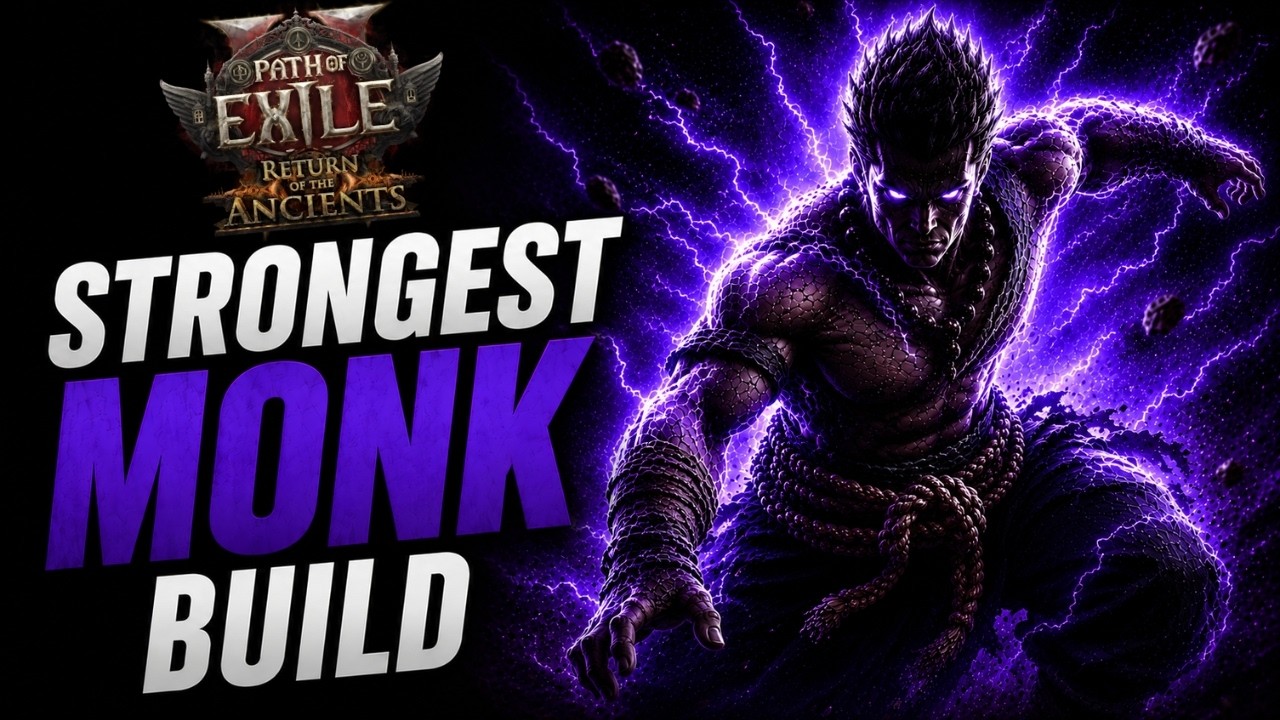 The BEST & Most FUN Monk Build | Path Of Exile 2: 0.5