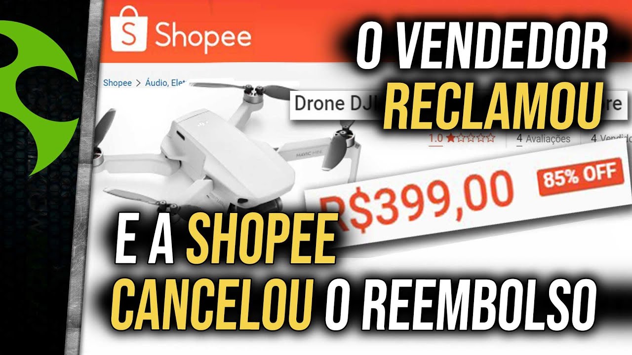 Tentei DEVOLVER pra SHOPEE o MAVIC MINI de 399 REAIS e s&oacute; PASSEI RAIVA