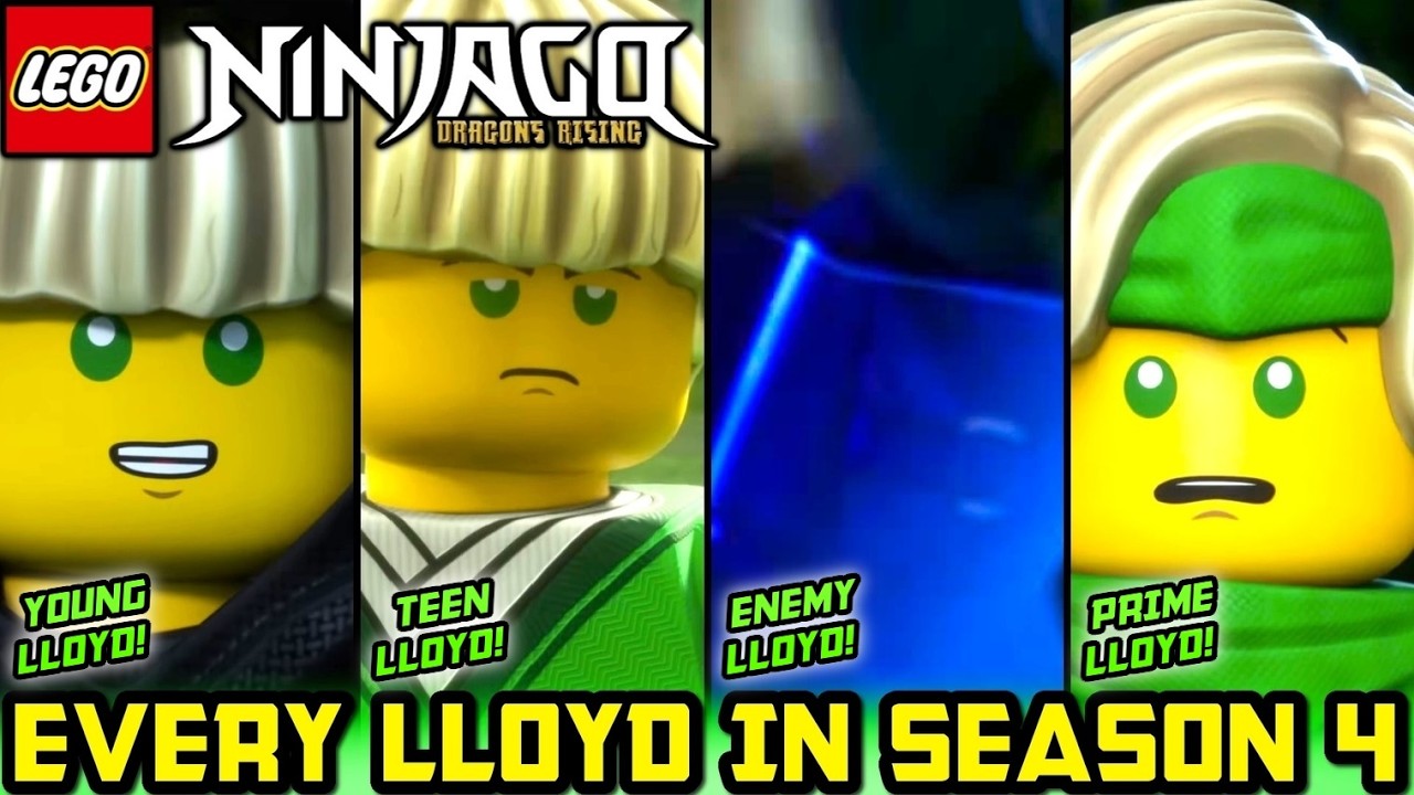Все варианты Ллойда в 4 сезоне объяснены? 🐉 Сюжет и теории 4 сезона Ninjago Dragons Rising!