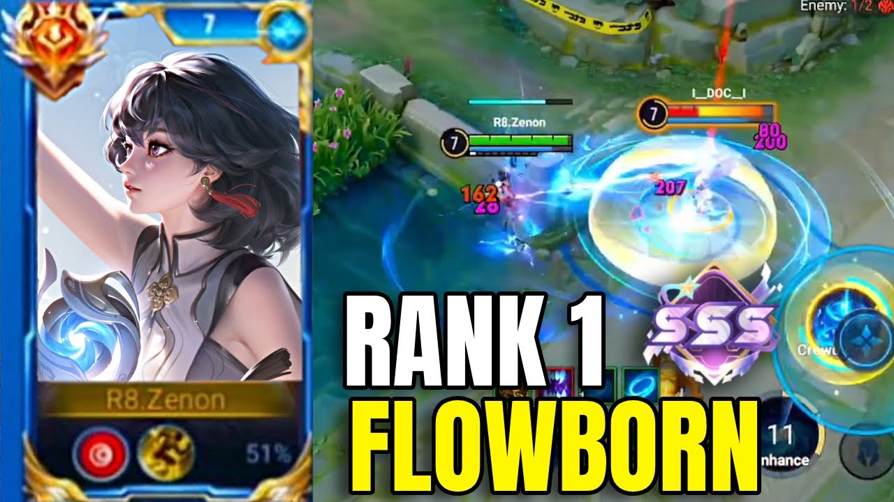 Top 1 FLOWBORN MAGE | Insane Burst Damage in Honor of Kings