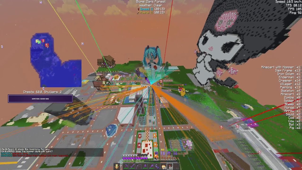 Stash/Base Hunting Highlights #53 (2b2t)