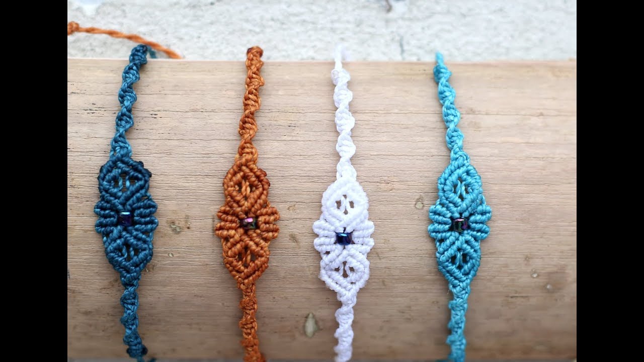 Pulseras macrame faciles y rapidas | tutorial macrame