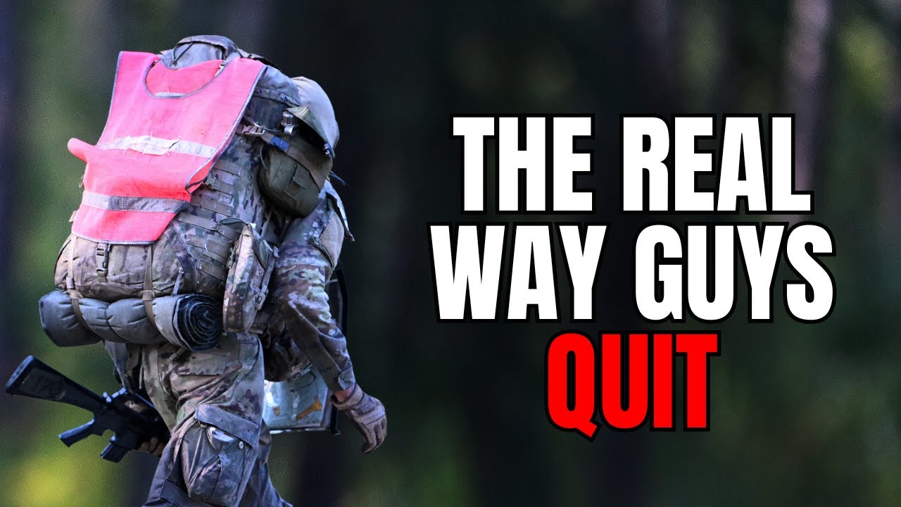 How People Really Quit Special Forces Selection