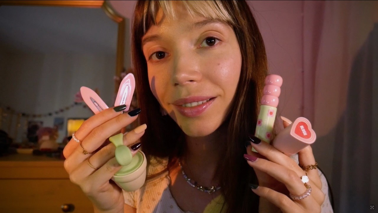 ASMR | taking care of you 🤍 relaxing skincare and makeup (in english !)