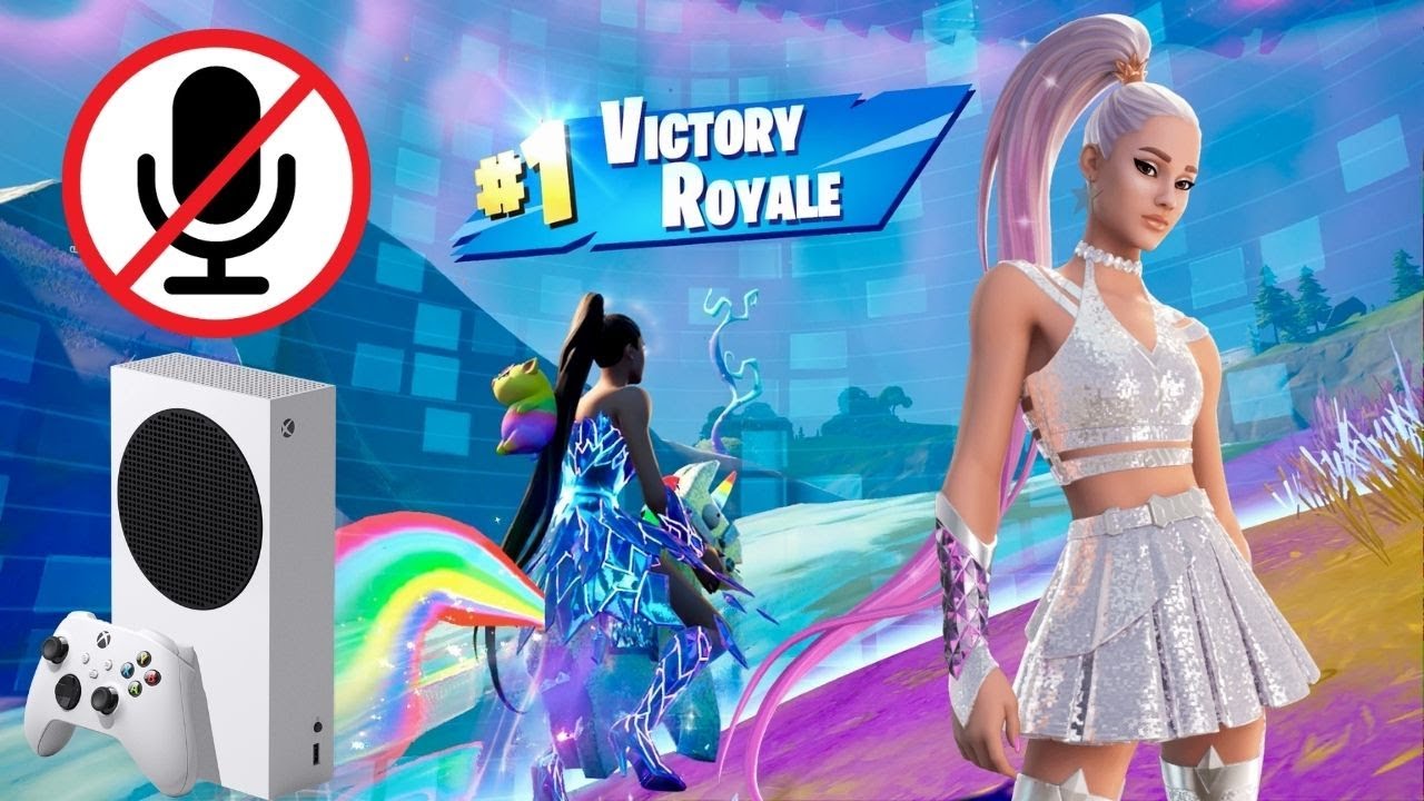Fortnite Ariana Grande Solo Win Xbox Series S No Commentary (120FPS)