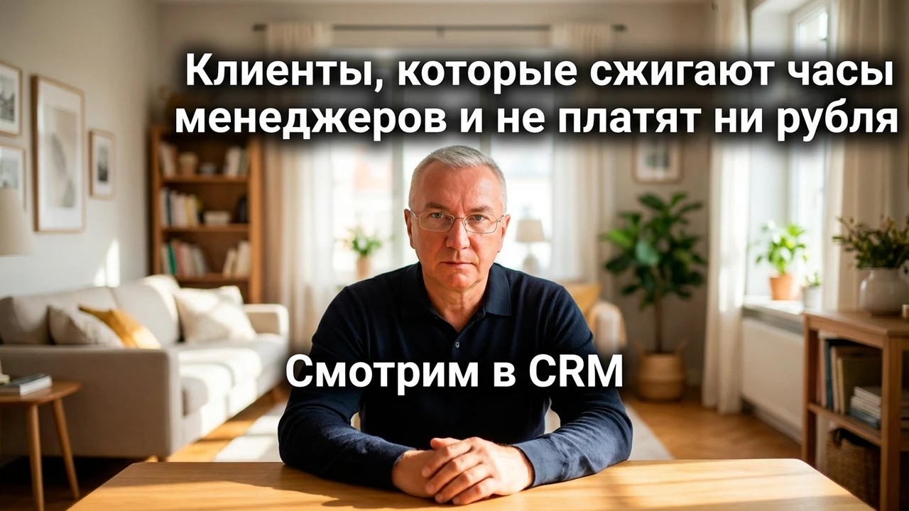 Клиенты, которые сжигают часы менеджеров и не платят ни рубля: смотрим их в лицо в отчёте CRM