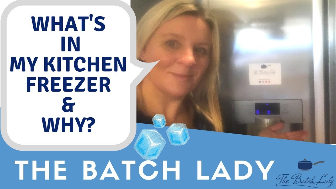 Что находится в морозильной камере на кухне The Batch Lady и зачем?