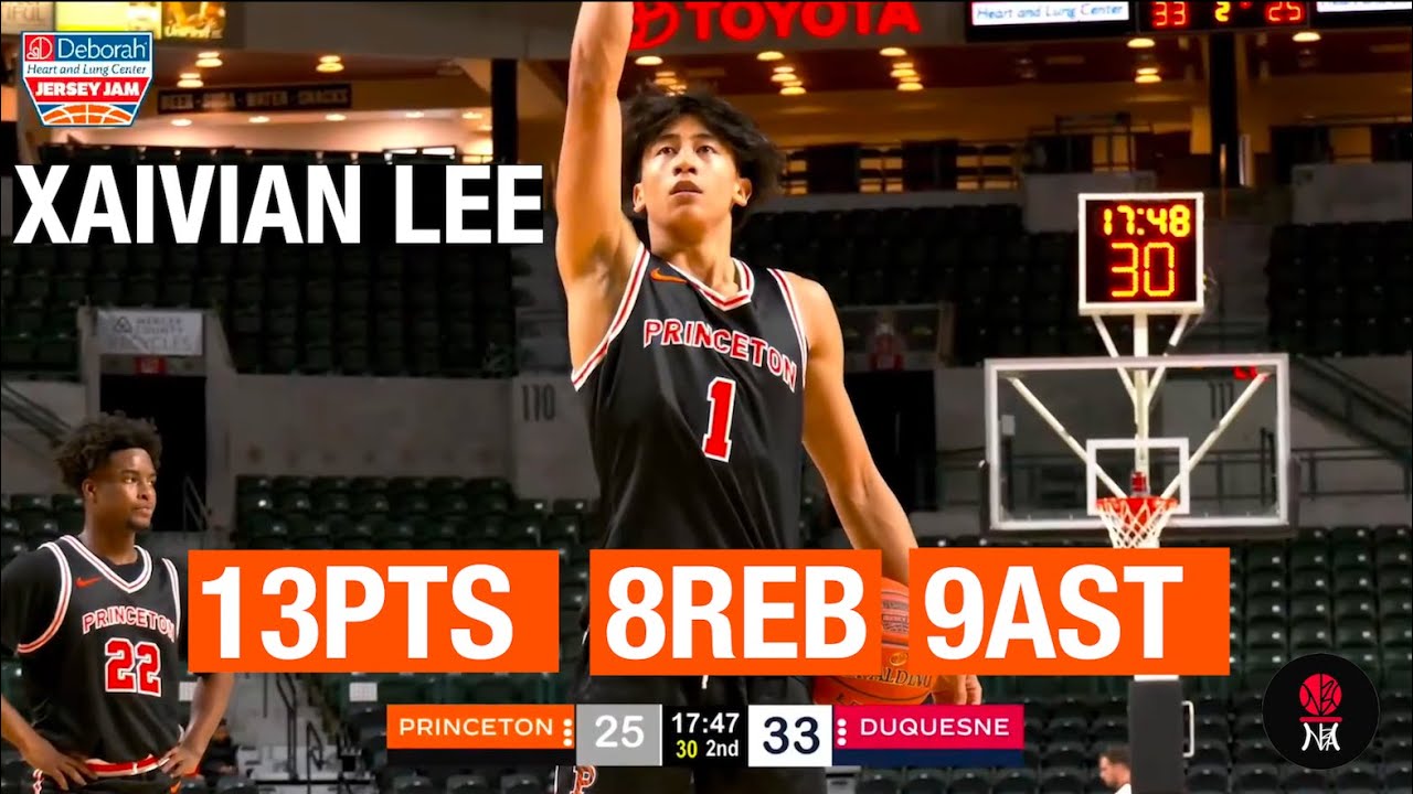 Xaivian Lee 13PTS 9AST vs Duquesne: Princeton MBB Highlights