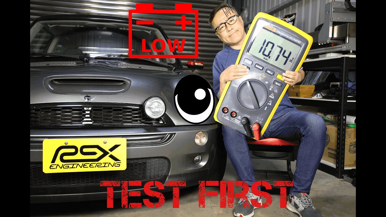 R53 Mini Cooper S Battery Replacement - Don't Just Swap it | Proper Tests that Matter