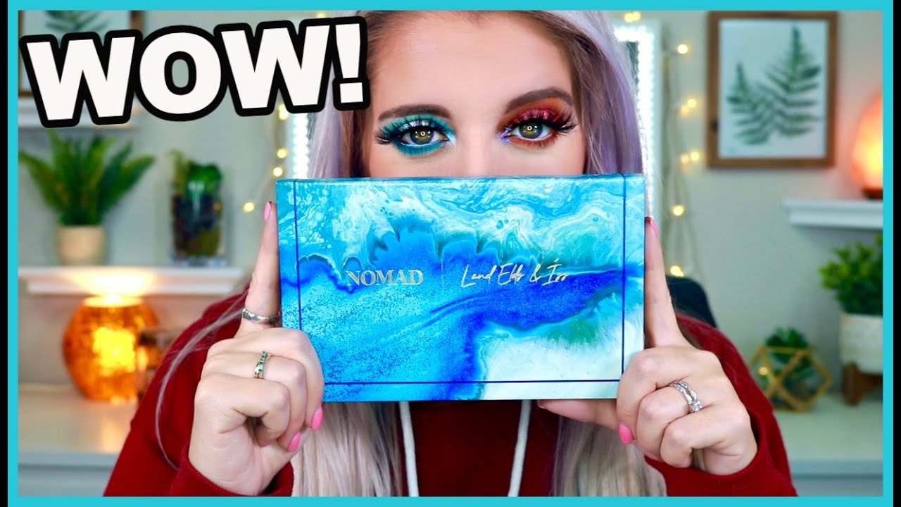NEW NOMAD COSMETICS FIRE AND ICE PALETTE || HAVE I'VE BEEN SITTING ON THIS BRAND!? ||