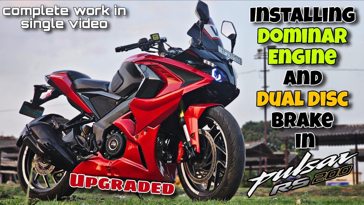 How To Install Dominar Engine In Pulsar Rs 200 |Step By Step | Detailed Video | #pulsarrs200