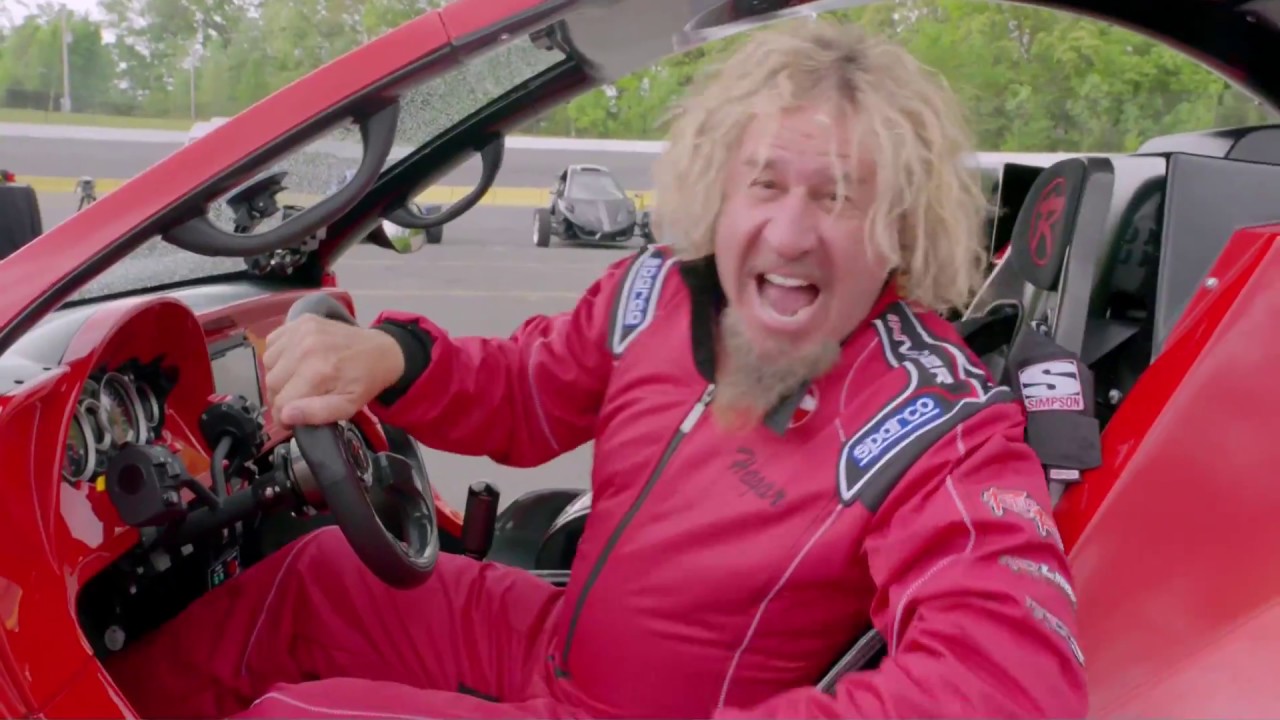 Sammy Hagar Test Drives his Brock's Equipped Custom Tanom Invader