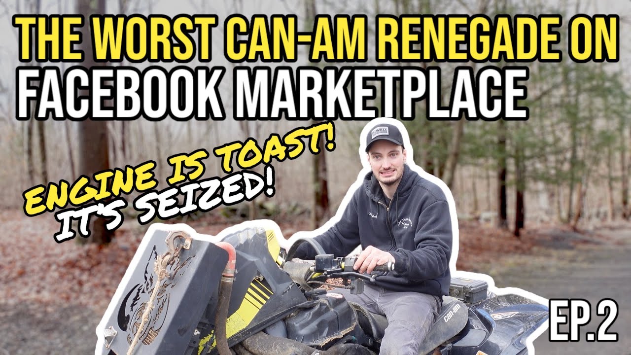 Я купил худший Can-Am Renegade на Facebook Marketplace! Двигатель сгорел! | Эпизод 2