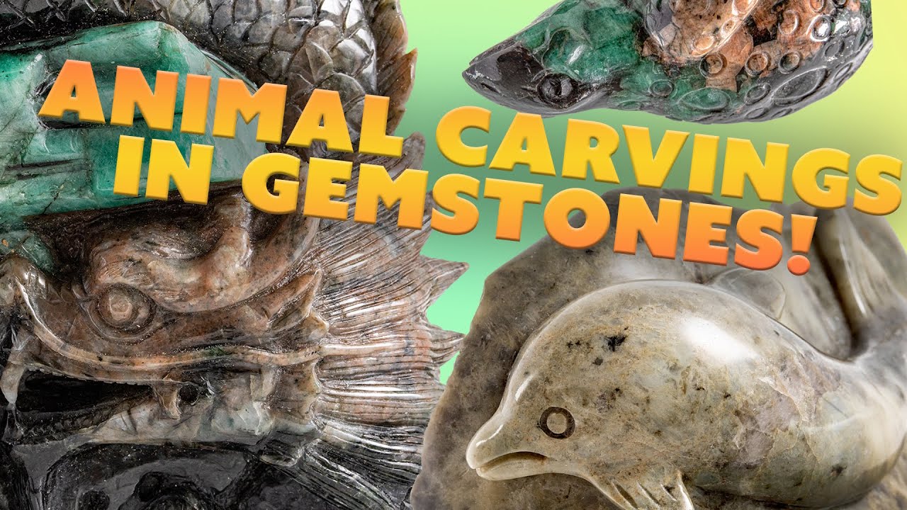 Exotic Animal Hardstone Carvings