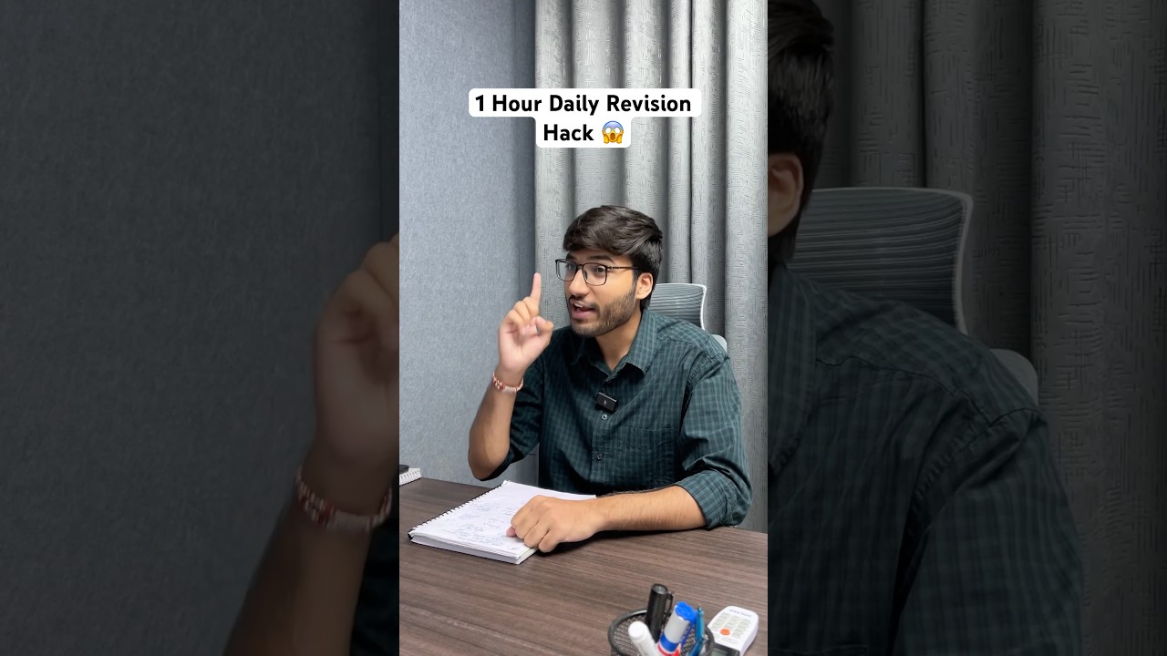 😱1 Hour Daily Revision | IIT-JEE 