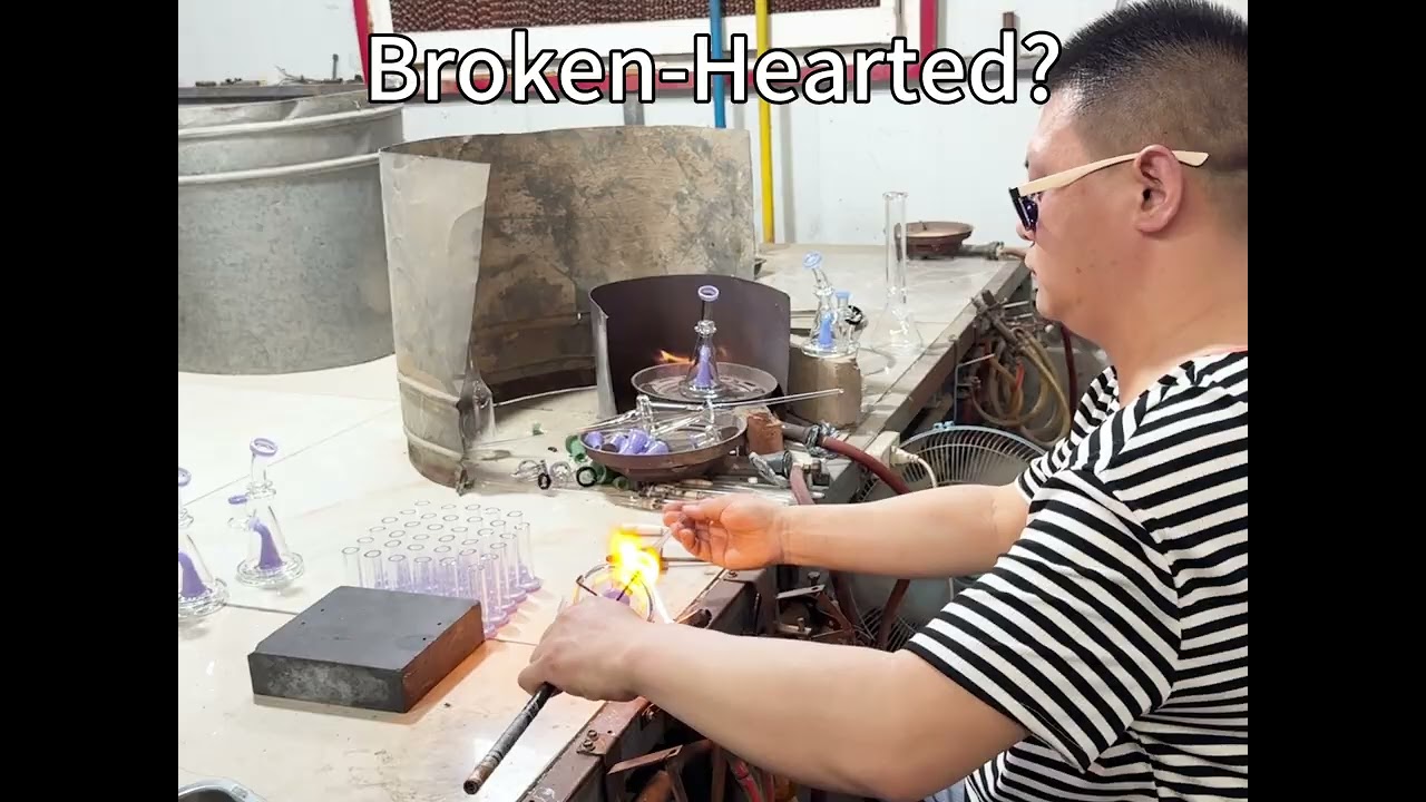 Glass Blowing | Glass Water Pipe Making | Glass Smoking Pipe #glassbongs #smokingaccessories #china