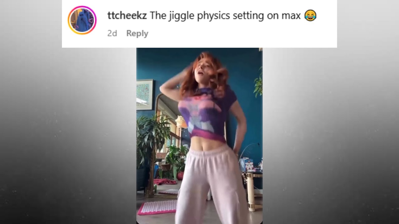 The Jiggle Physics Setting On Max😂 - Chat Music Funny Comments Song