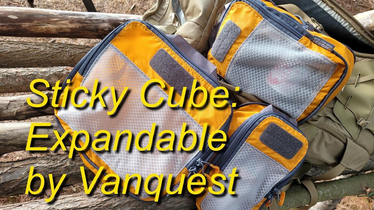 Vanquest STICKY CUBE EXPANDABLE Packing Cubes | The Ultimate Organizing Solution