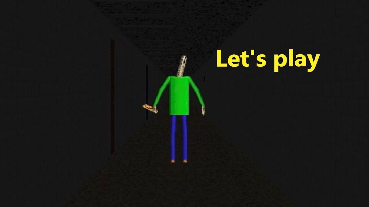 Let's play (baldi's basics mod)