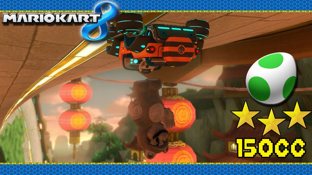 Mario Kart 8 DLC (Egg Cup 150cc | 3 Star Rank | 60fps)