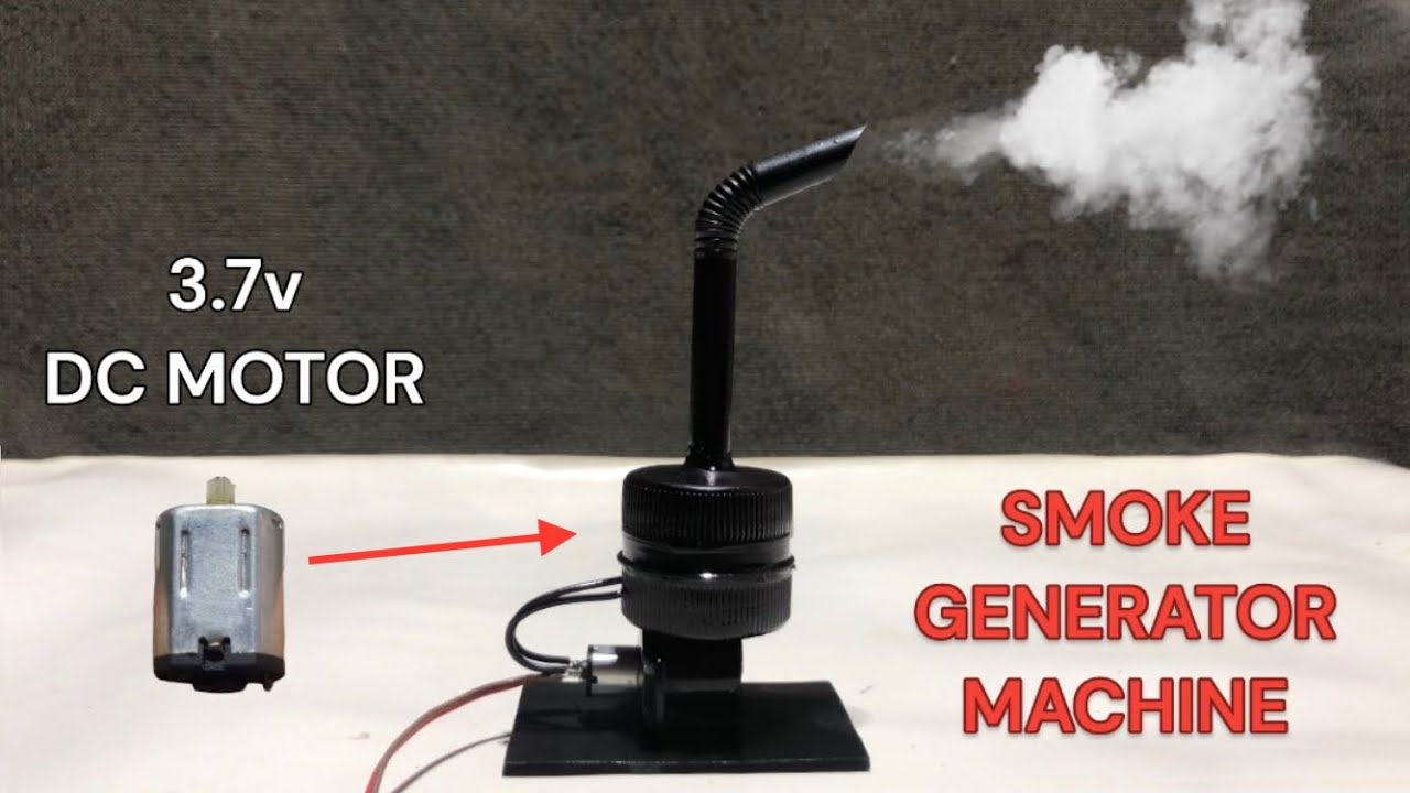 How to make Mini Smoke Machine for RC Tractor Truck with Easy and Simple DC Motor and more