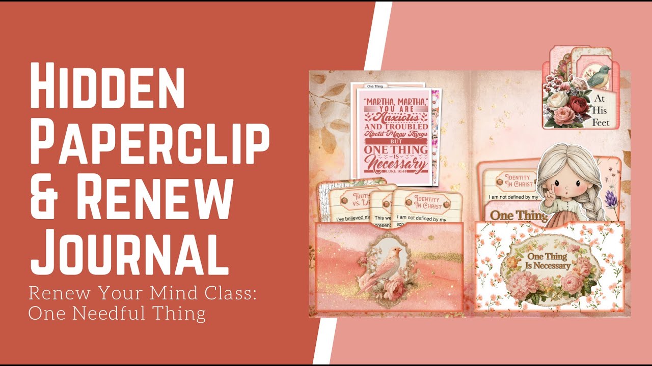 Renew Treasure Journal & Hiden Paper Clip