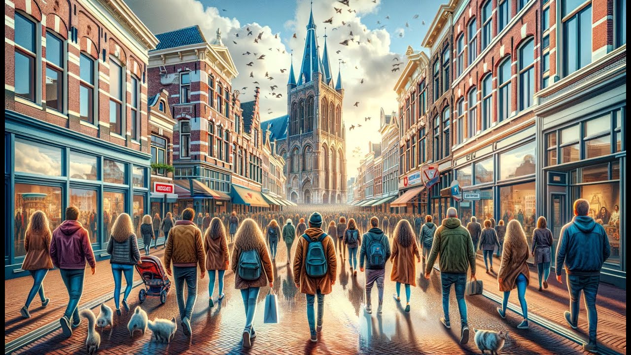 Haarlem Walking Tour of the Netherlands' Most Beautiful City [4K HDR 60fps] PART 2.