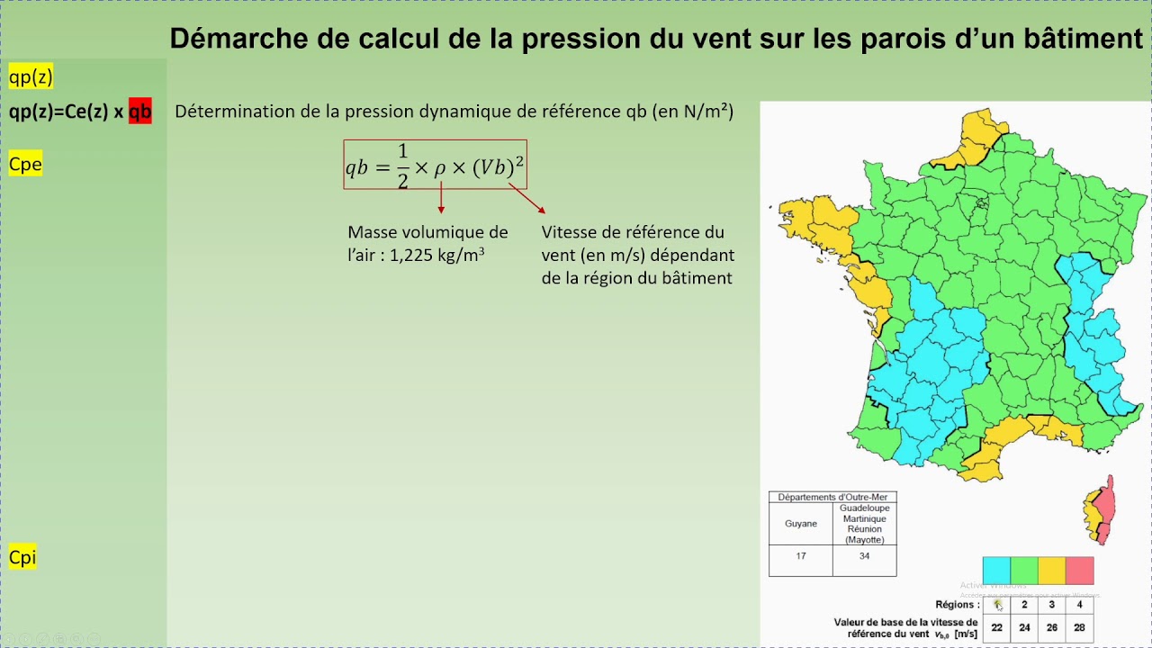 Calcul de vent sur les structures   Eurocode 1