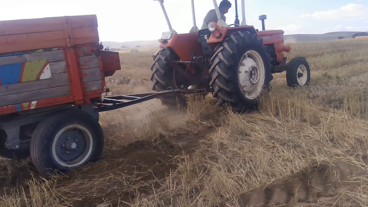 640 fiat /3.5 ton buğdayla biraz zorlandı ama...